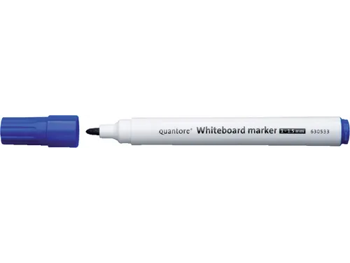 Whiteboardstift Quantore rond 1-1.5mm blauw