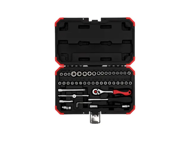 GEDORE R49003046 Jeu de clés à douilles 1/4 4-14mm 46pièces