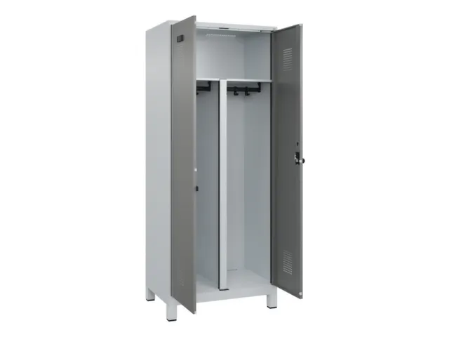 PBM-locker,HxBxD 1950x800x500mm,2vak,vak B 400mm,draaigrendel