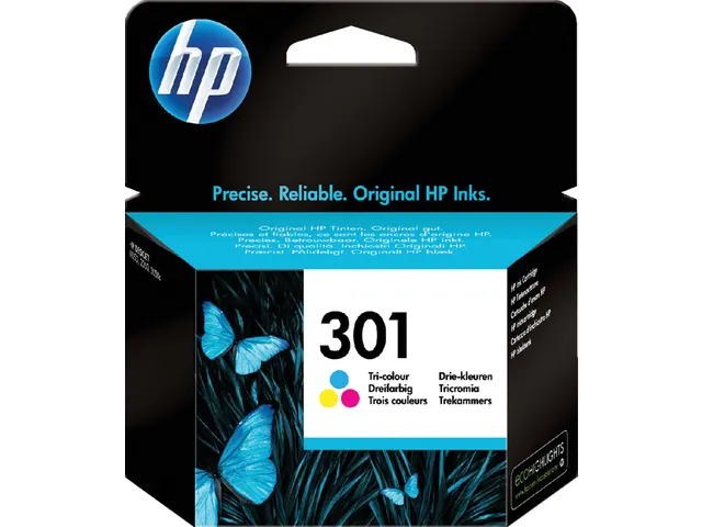 Hp 301 Inktcartridge 3 Kleuren Origineel Standaard Capaciteit Ch562ee