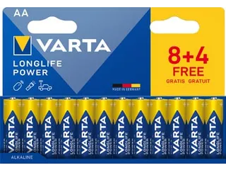 Longlife Power AA Batterijen pak à 12 stuks (8+4 gratis) - 1