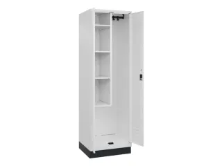 schoonmaakkast,HxBxD 1950x600x500mm,links 4vakken - 2