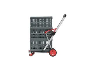 vouwbare winkelwagen,draagverm. 60kg,2etage(s),HxLxB 1025x890x550mm - 24