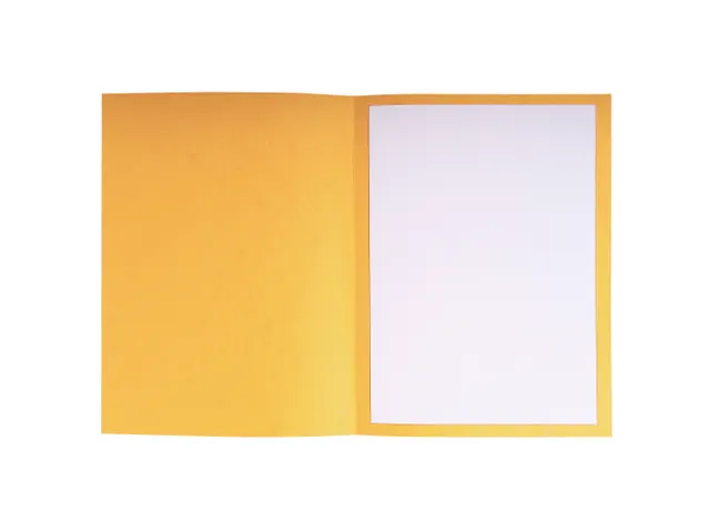 Pleidooimappen ""Voor/Tegen"" Versterkt Karton 25x32cm Geel 25 Stuks