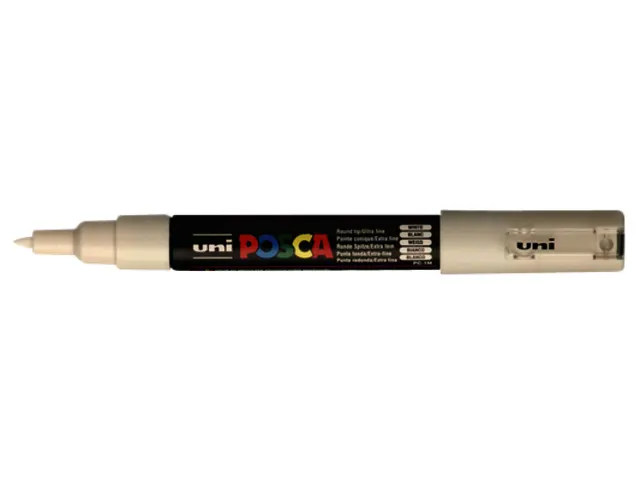 Verfstift Posca PC1MC Extra Fijne punt 0,7-1,0mm Wit