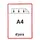 Zichtpanelenframe hangend Tarifold A4 rood 5 stuks
