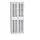 universele kast,HxBxD 2000x800x550mm,4xStalen bodem,draaigrendelslot