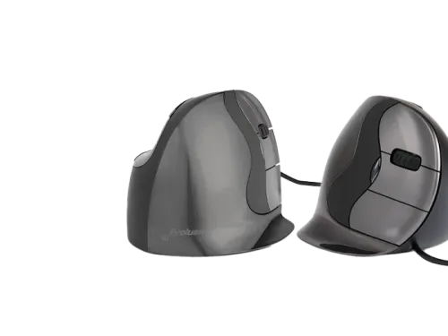 Evoluent D Ergonomische muis bedraad rechts Antraciet Medium
