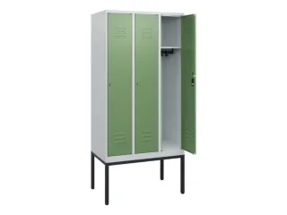 locker,HxBxD 1950x900x500mm,3vak,vak B 300mm,cil.-slot,voetonderstel - 2