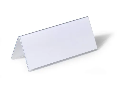 Tafelnaambord Durable 8050 61x150mm transparant