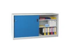 schuifdeurkast,HxBxD 1000x2000x600mm,RAL7035,front RAL5012