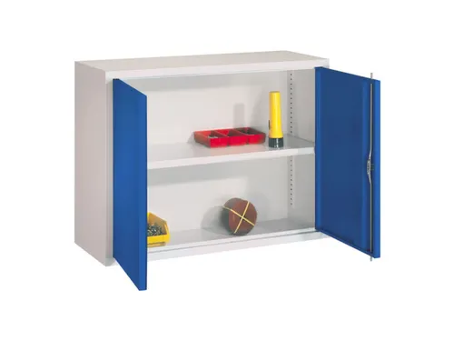 Hangkast 600x800x300mm 1 Verstelbaar Legbord Ral 7035 Front Ral 5010
