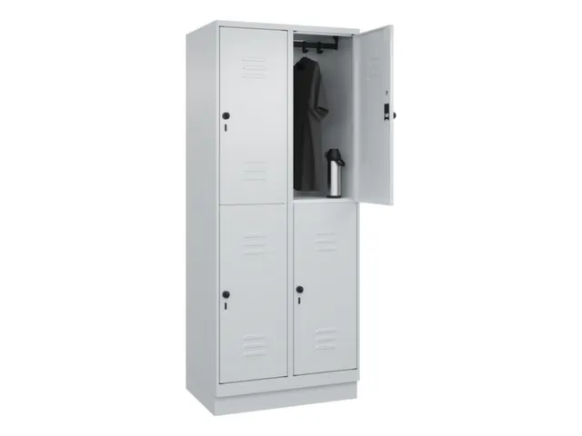 dubbeldekse locker,HxBxD 1950x800x500mm,2x2vak.,vak B 400mm