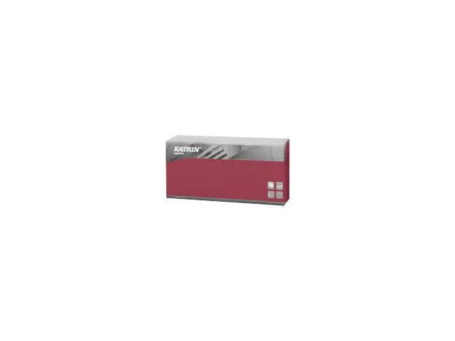 Servet Katrin 33cm 2-laags bordeaux/ds4x250