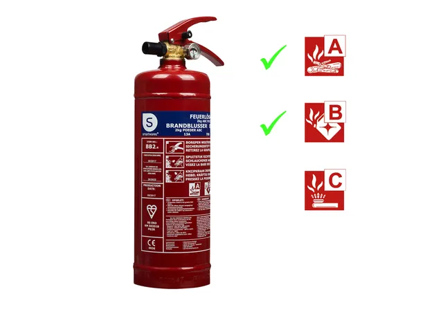 Brandblusser Elro poeder 2kg