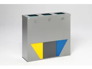 afvalverzamelstation,3x89l,HxBxD 933x1027x330mm,3opening(en) - 1