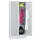 locker,RAL 7035,HxBxD 1850x800x500mm,2vak,vak B 400mm,draaigrendel