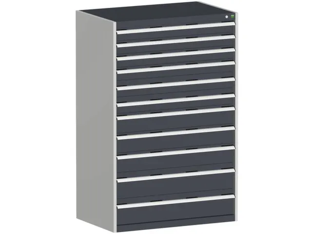 ladekast HxBxD 1600x1050x650mm 11laden zware lasten RAL7035 RAL7016