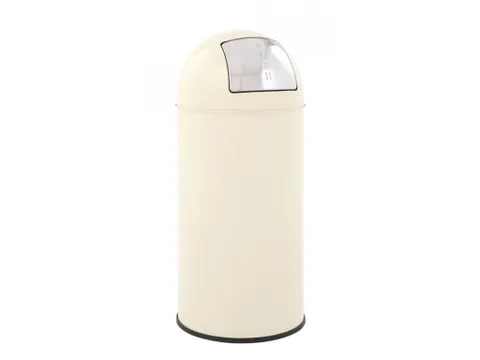 Afvalbak Pushcan 40 Liter Creme