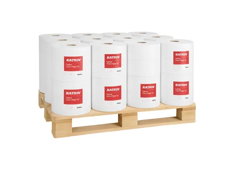 Toiletpapier Jumbo Katrin 93656 Gigant S 2-laags 150m wit Pallet