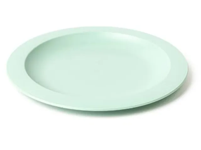 Bord Kunststof Rond Pastelgroen