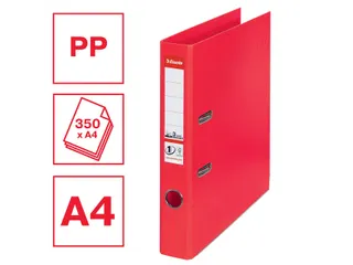 Ordner Esselte No 1 Power PP 50 mm rood 5 stuks - 5