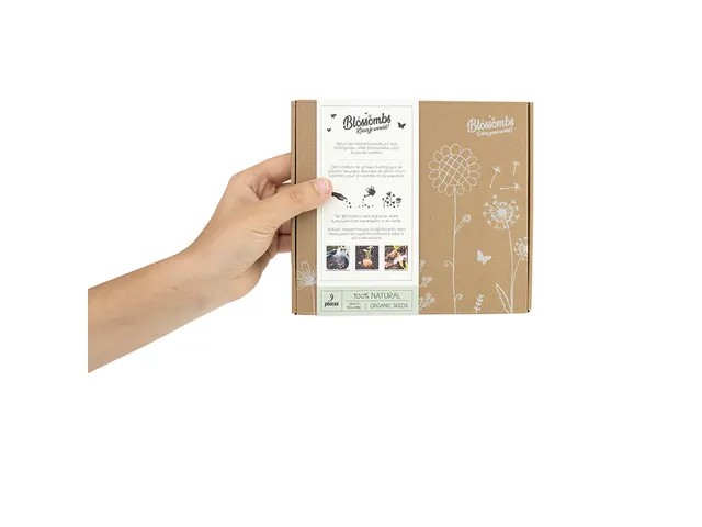 Giftbox Blossombs box à 9 zaadbommetjes