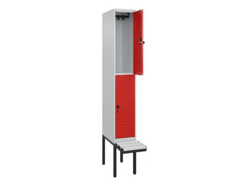 Dubbeldekse dekenkist,HxBxD 2120x300x815mm,1x2vak.,vak B 300mm