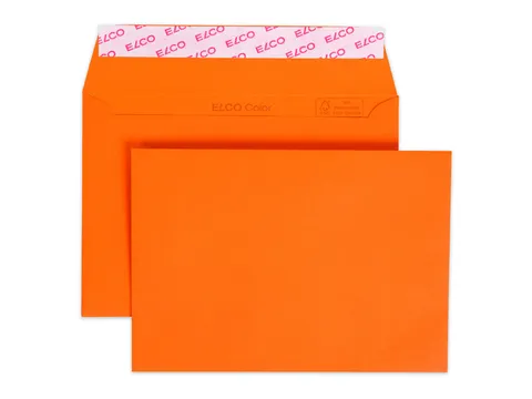 envelop Office Color FSC C6 100 gram oranje 20 stuks