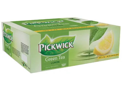 Groene Thee Pickwick green original lemon 100x2gr