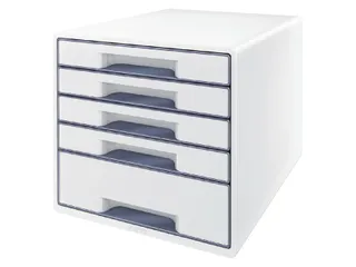 Ladenblok Leitz WOW Cube 5 laden wit/grijs - 1