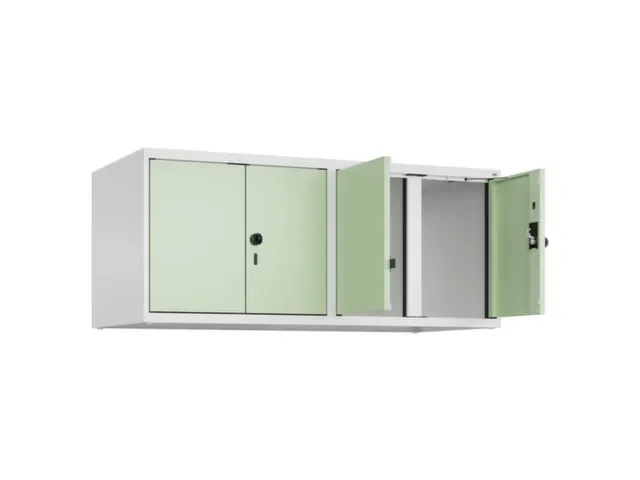 opzetkast,v. locker voor scheiding van kleding,4vak.,vak B 300mm