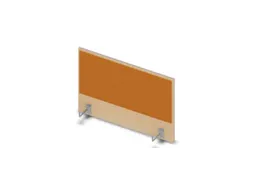 opzetpaneel bureau aanbouw zijkant NE-esdoorn BN3005-geel 800mm