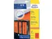 Etiquette dorsale Avery Small 38x192mm adhésive rouge L4762-20