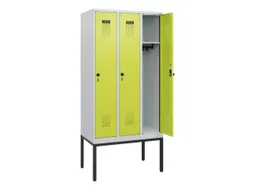 schoollocker,HxBxD 1950x900x500mm,3vak,vak B 300mm,draaigrendel