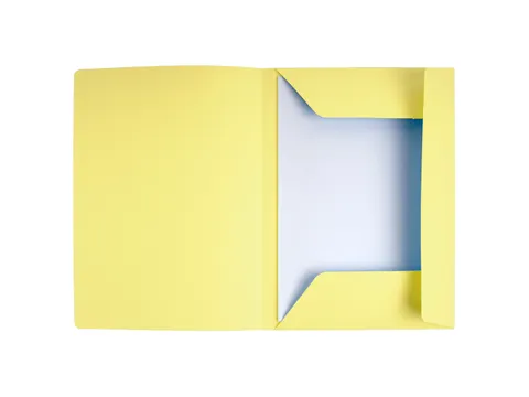 PK 50 map bedrukt SU PER 210 3 klep geel