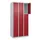 lockerkast,HxBxD 1850x900x500mm,3x3vakken,vak B 300mm,cil.-slot