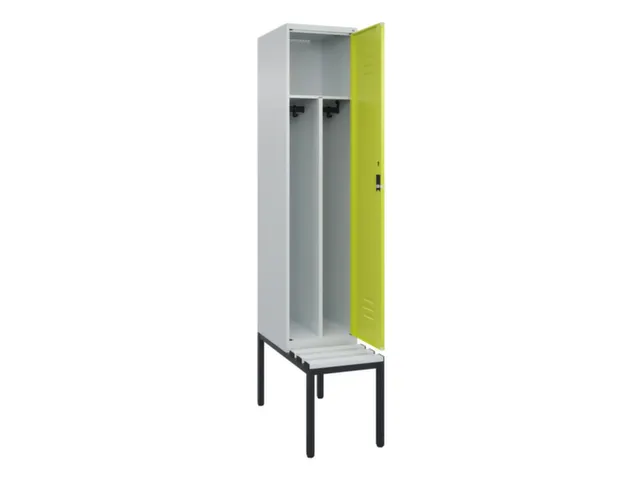 locker voor scheiding van kleding,HxBxD 2120x400x815mm,1vak