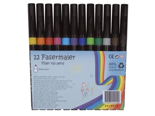 Viltstift Assorti Pak Van 12 Stuks