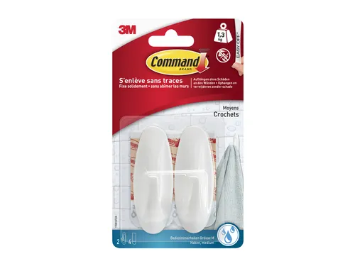 Bevestigingsstrip W17081c Haak Ovaal draagvermogen 1,4kg