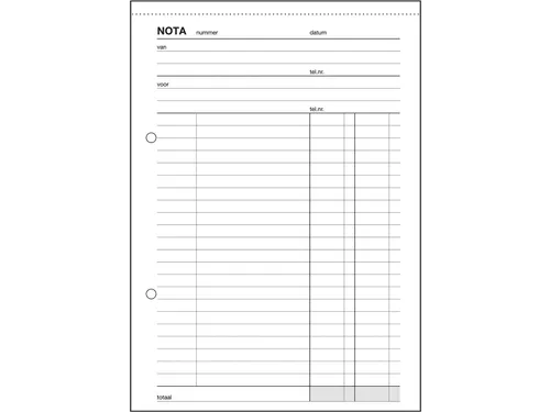 Notablok Expres A5 Hoog Blok A 100 Blad