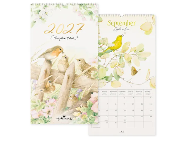 Calendrier mensuel 2027 Marjolein Bastin 280x500mm International