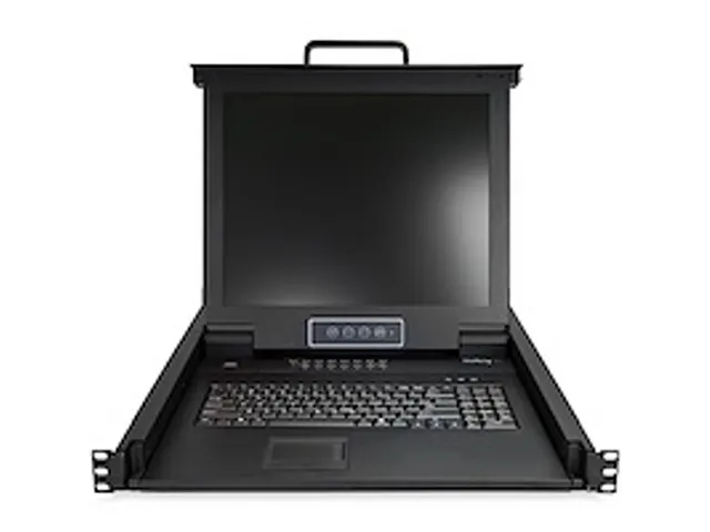 16 port KVM Rack Console met 1,8m Lange Kabels 17 inch Lcd