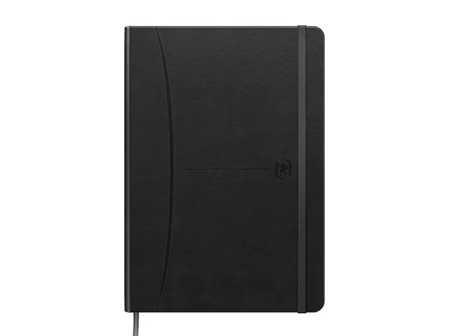 Notitieboek Oxford Signature A5 lijn 80vel zwart
