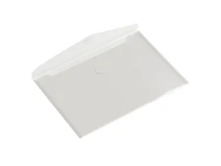 Enveloptas HF2 A4 335x240mm dwars PP transparant wit - 1