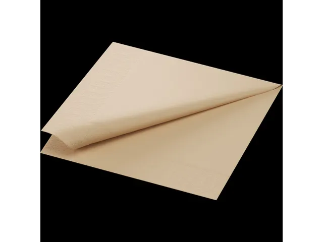 Serviette Bio Dunisoft 40x40cm marron naturel 6x60 pièces