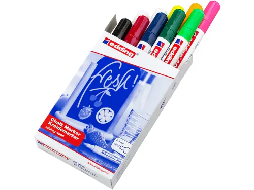 Krijtstift edding 4095 rond 2-3mm assorti doos à 10 stuks