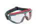 Lunettes-masque GG500 verre transparent monture gris/rouge