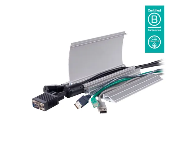 Addit kabelbeschermer 60cm Recht 402 Zilver