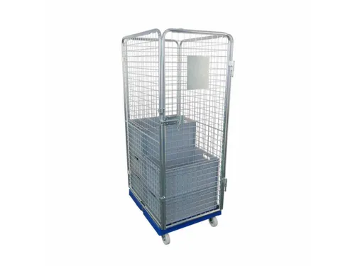 veiligheidsrolcontainer,draagverm. 500kg,HxLxB 1800x870x682mm